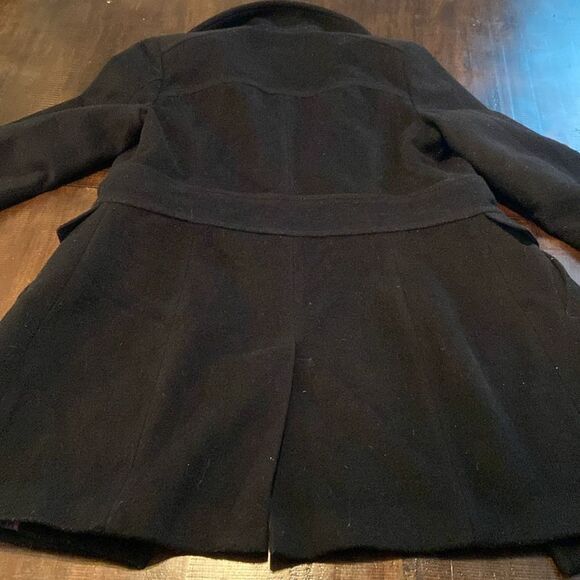 Women's Black Cole Haan Signature Wool Coat size 4 - Picture 11 of 15
